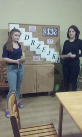 Wieczór wróżb andrzejkowych w Internacie.